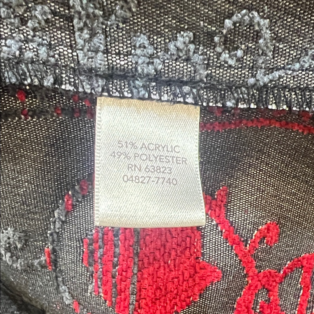 Stylish Women's Patchwork Jacket - Red and Black - image 9